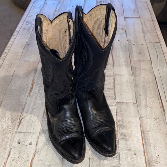 Shoes Rare Vintage Kj Long Life Leather Western Boots Poshmark